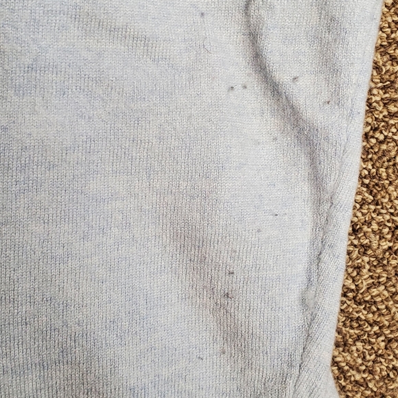 Mens Banana Republic Italian Merino wool sweater in light blue Zegna Baruffa - Picture 3 of 4